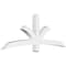 Ekena Millwork Davenport Architectural Grade PVC Gable Bracket, 72"W x 27"H x 4"D x 4"F, 9/12 Pitch GBP072X27X0404DAV00 - alternate 1